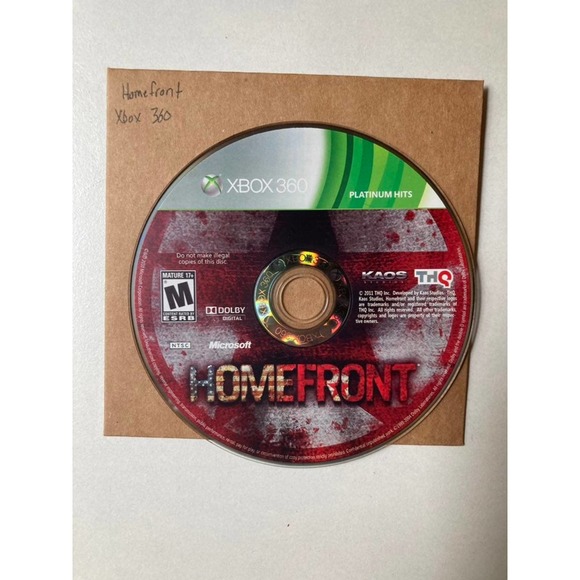 Homefront Platinum Hits for Xbox 360 - Picture 1 of 2